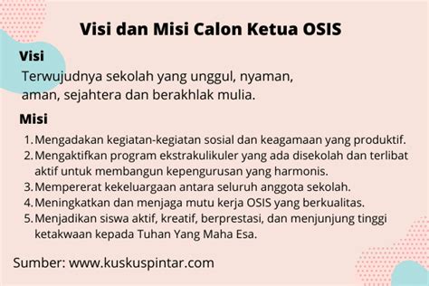 Contoh Visi Misi Organisasi 40 Koleksi Gambar