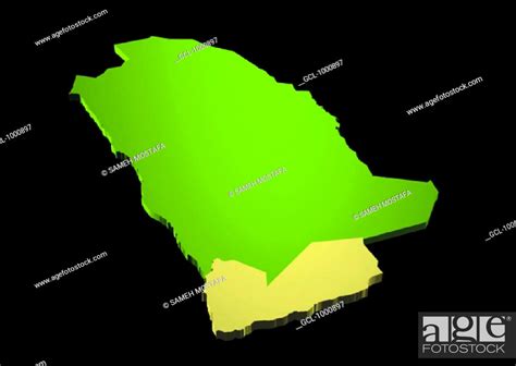 map of Yemen and Saudi Arabia, Stock Photo, Picture And Royalty Free ...