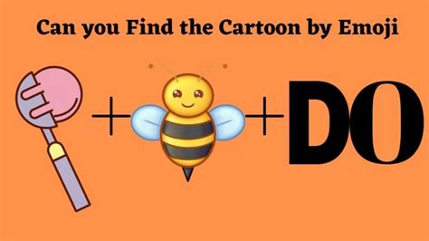 Emoji Puzzle Can You Guess The Cartoon Name Within Seconds