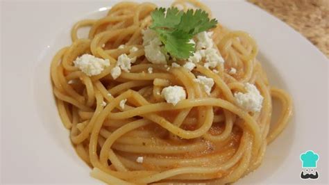 Espagueti Rojo Sin Crema Receta FÁcil Y RÁpida