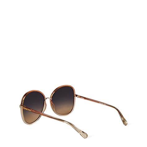 Chloe Chloe Sunglasses Ch0030s Women Orange Flannels