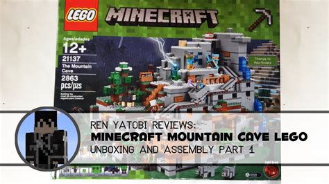 Minecraft Mountain Cave Lego Set Part 1 Review Unboxing And