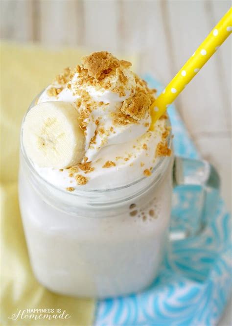 Healthy Banana Cream Pie Protein Smoothie Protein Shake Recipes