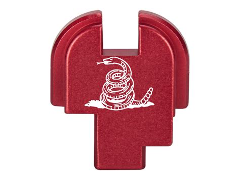 Ndz Springfield Hellcat Pro Pro Comp Osp Rdp Slide Cover Plate Aluminum Red Ebay