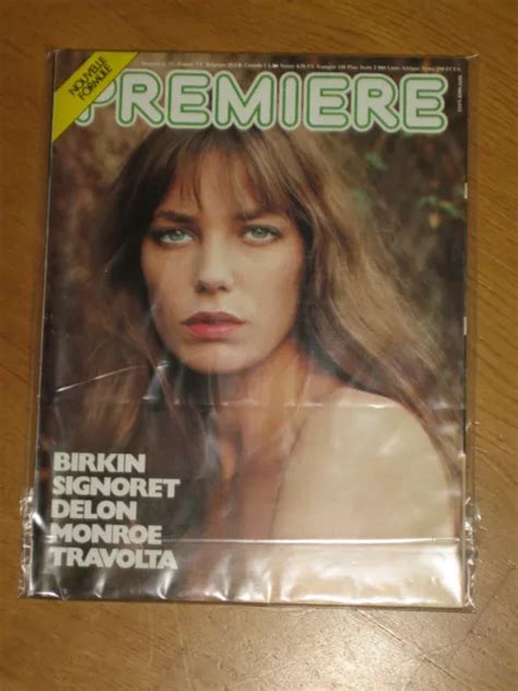 MAGAZINE DU CINÉMA Première N21 Birkin Signoret Delon Monroe