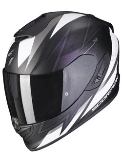 Kask integralny Scorpion Exo 1400 Evo Air Thelios czarno biały matowy