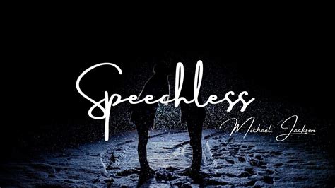 Michael Jackson Speechless Lyrics Youtube