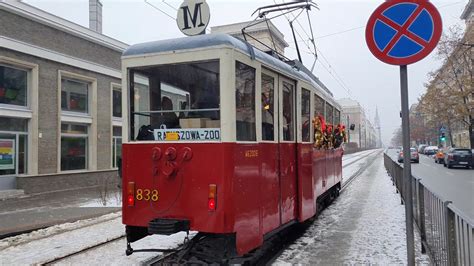 Warszawa Polska Christmas Tram In Warsaw Tramwaj Wi Teczny