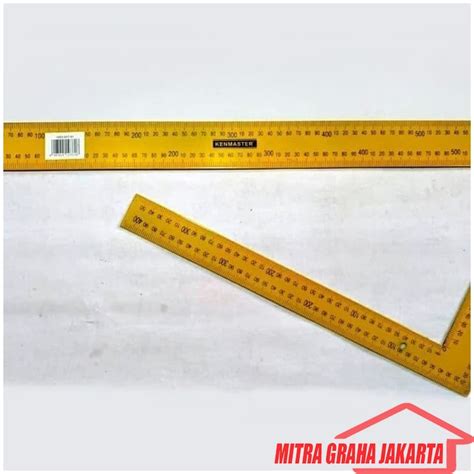 Jual KENMASTER PENGGARIS SIKU METER 30 X 40 CM SIKU TUKANG PENGUKUR