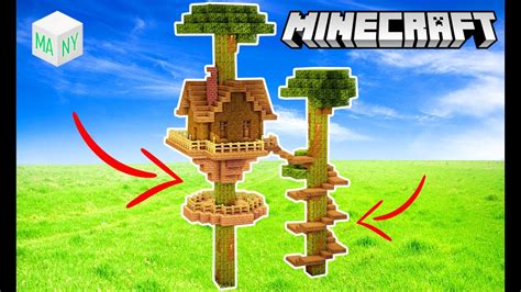 Minecraft Tutorial Casa Na Rvore Super Pica Youtube