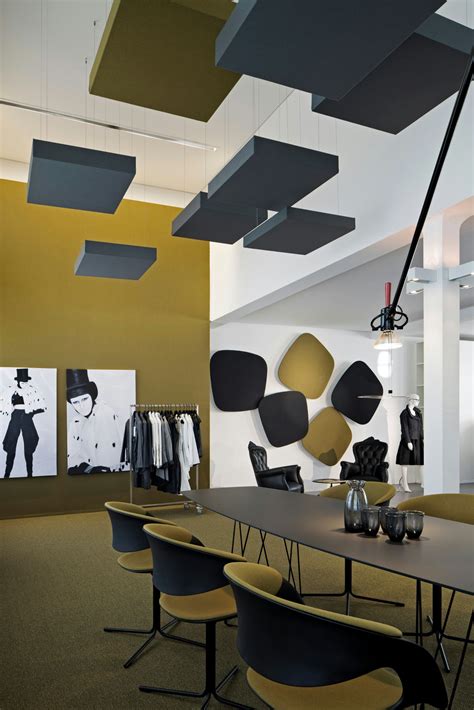 Acoustical Ceiling Panels Acoustic Ceiling Clouds Cube Cas Office Interior Design Office