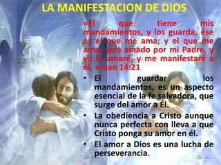 La Manifestacion De Dios Ppt