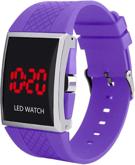 Reloj Led Para Hombre Hora Mundial Masculina Cuenta De Pasos Luminoso