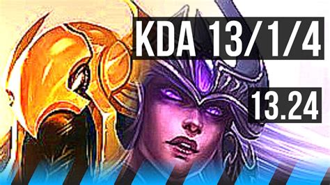 AZIR Vs SYNDRA MID 13 1 4 Legendary 300 Games KR Diamond 13