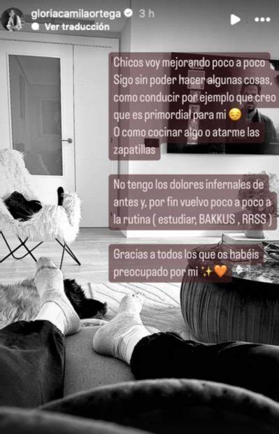 Gloria Camila Actualiza Su Estado De Salud Tras Pasar Por Quir Fano