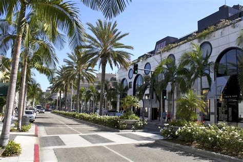 View Of Rodeo Drive In Beverly Hills Ca Spotlight On Beverly Hills