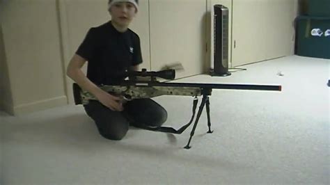 LEAPERS UTG L96 AIRSOFT SNIPER RIFLE REVIEW YouTube