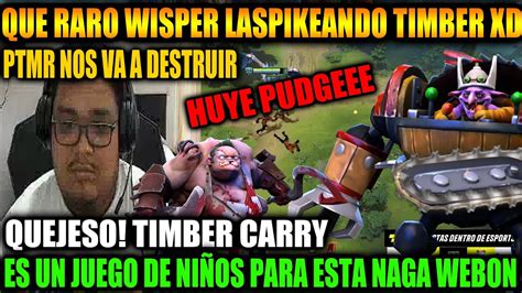 SMASH ES MASACRADO POR EL TIMBER CARRY DE WISPER VIDEO NO APTO PARA