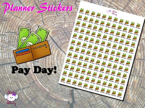 Payday Planner Stickers Sticker Whimsy