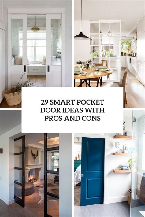 29 Smart Pocket Door Ideas With Pros And Cons - DigsDigs