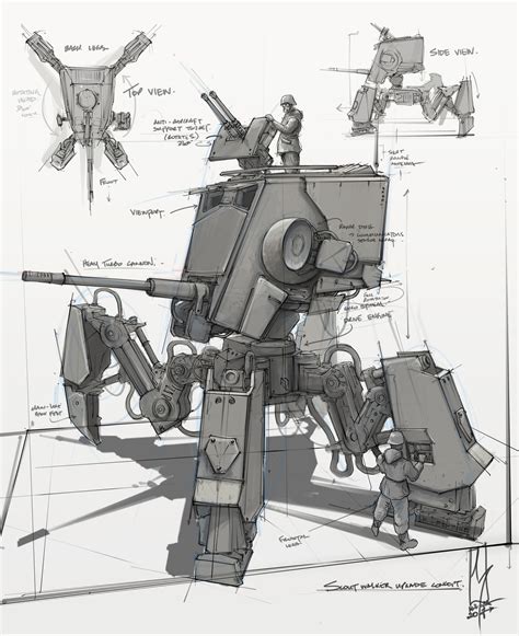 ArtStation - SCOUT WALKER CONCEPT! - ATST