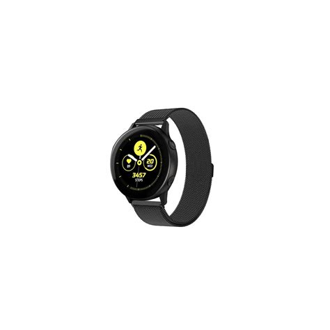 Milanese RSF stål Armband Samsung Galaxy Watch Active Svart