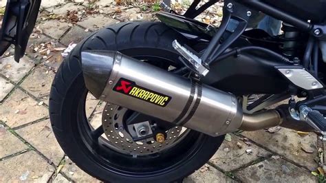 Fz8 Exhaust Oem And Akrapovic Sound Youtube