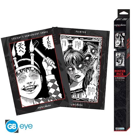 Junji Ito Julistesetti Souichi Ja Tomie Manga Cafe