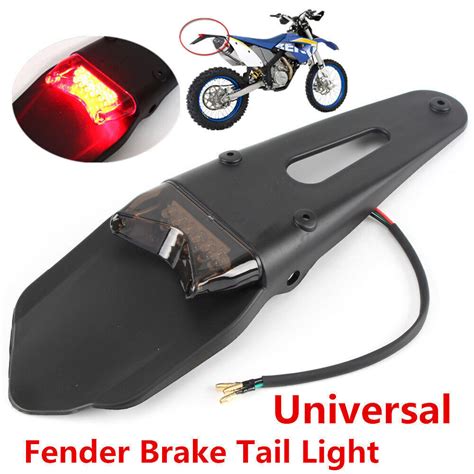 Motorrad ABS Fender Rauch LED Bremsleuchte Rücklicht stabilisiertem