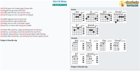 Chord Còn Có Nhau tab song lyric sheet guitar ukulele chords vip