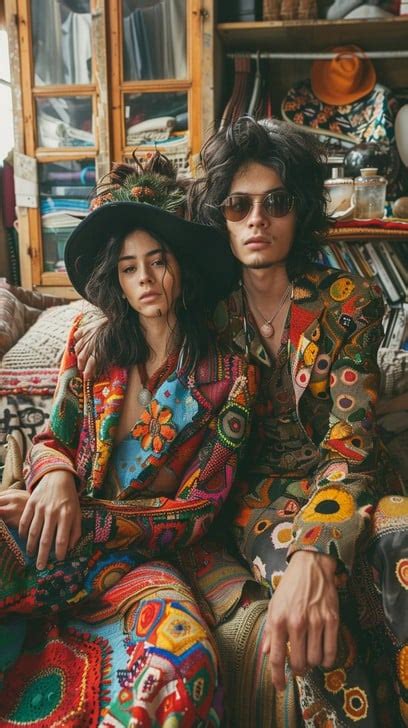 Free Bohemian Fashion Pair Image Fashion Bohemian Couple Download