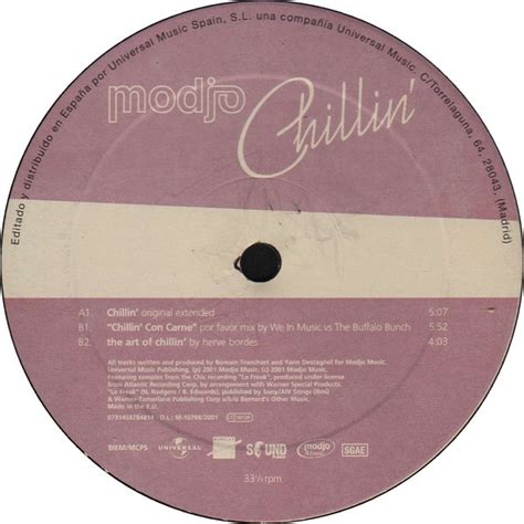 Modjo - Chillin' (2001, Vinyl) | Discogs