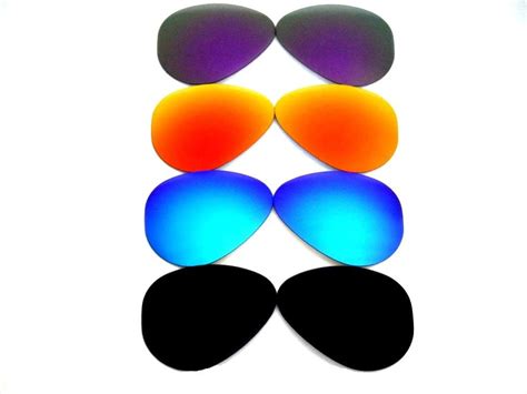 Replacement Lenses Ray Ban Rb3025 Blackblueredpurple 62mm 4pair Polarized