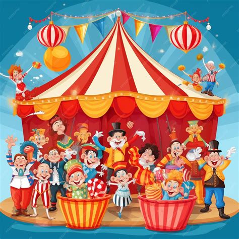 Desenhos De Circo E Palhaços - 6