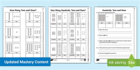 Tens And Ones Worksheet Teaching Maths Ks1 Teacher Made