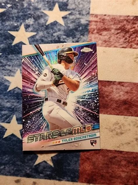 2024 TOPPS SERIES 1 Tyler Soderstrom RC Stars Of MLB Chrome Athletics