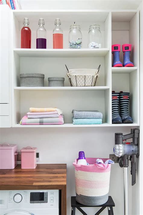 Utility room shelving ideas – organise laundry supplies with smart solutions