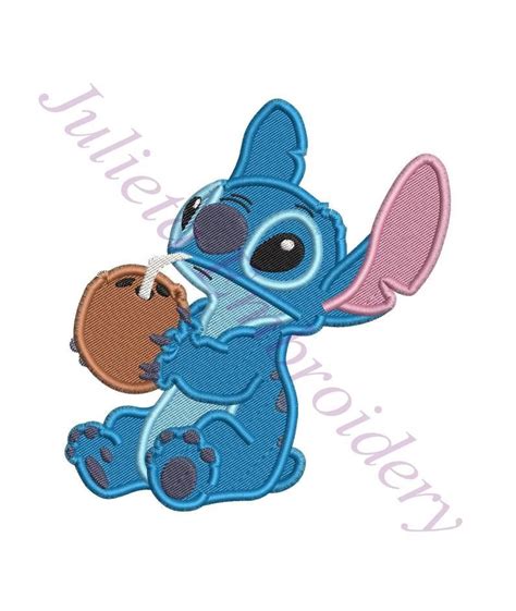 Lilo And Stitch Fill Embroidery Design 02 Instant Download Etsy