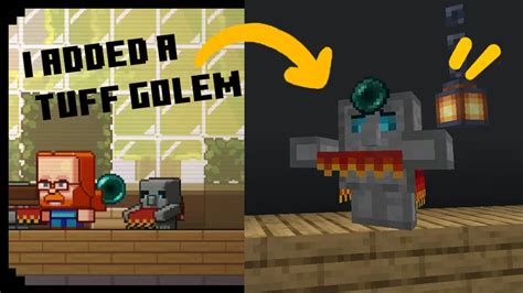 Minecraft LIVE 2022 Tuff Golem Mob Concept Minecraft Data Pack