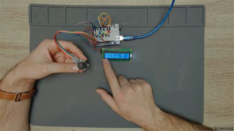 Arduino menu navigation with rotary encoder and LCD — Curious Scientist