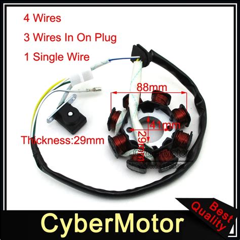 Stator De Magn To Cc Pour Moteur De Cyclomoteur P Les De Bobine