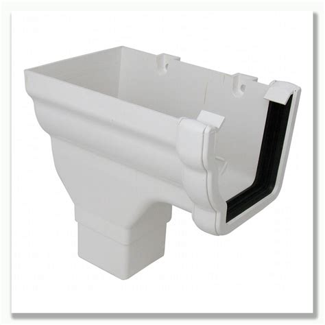 FLOPLAST NIAGARA OGEE GUTTER FITTINGS WHITE 110mm NIAGARA GUTTER