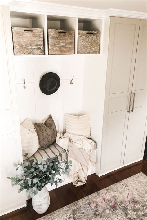 Our Diy Mudroom Built In Ikea Hack A Brick Home By Marly Dice Ikea