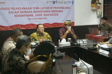 KemenPAN RB Apresiasi Implementasi SP4N LAPOR Milik Pemprov Bali