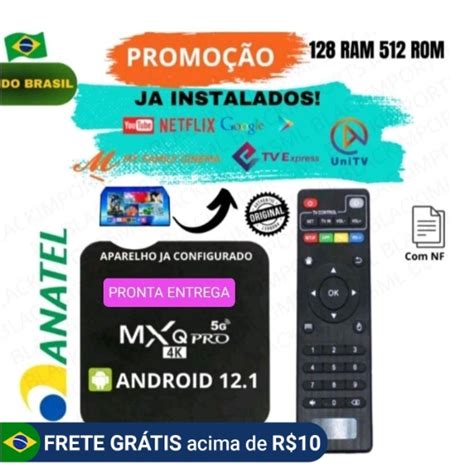 Modelo Conversor Smarttv Box K G Gb Ram Shopee Brasil