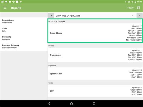 Sales Report Explained - Ovatu Help Guides