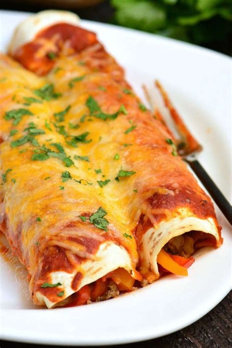 Baked Chicken Enchiladas Flour Tortillas At Mildred Jimenez Blog