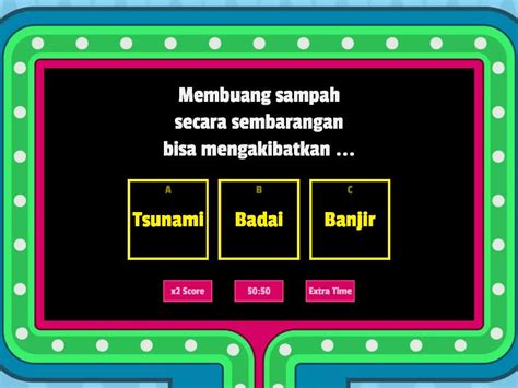 Latihan Bencana Alam Gameshow Quiz