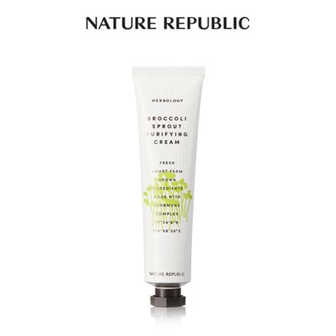 Kem D Ng Nature Republic Herbology Broccoli Sprout Purifying Cream