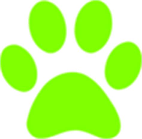 Green Paw Print Clip Art at Clker.com - vector clip art online, royalty ...